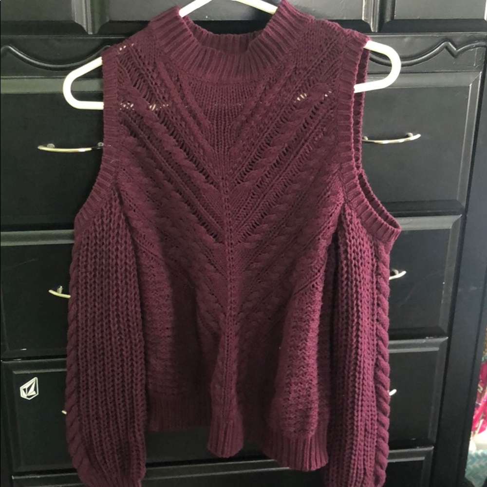 Purple sweater